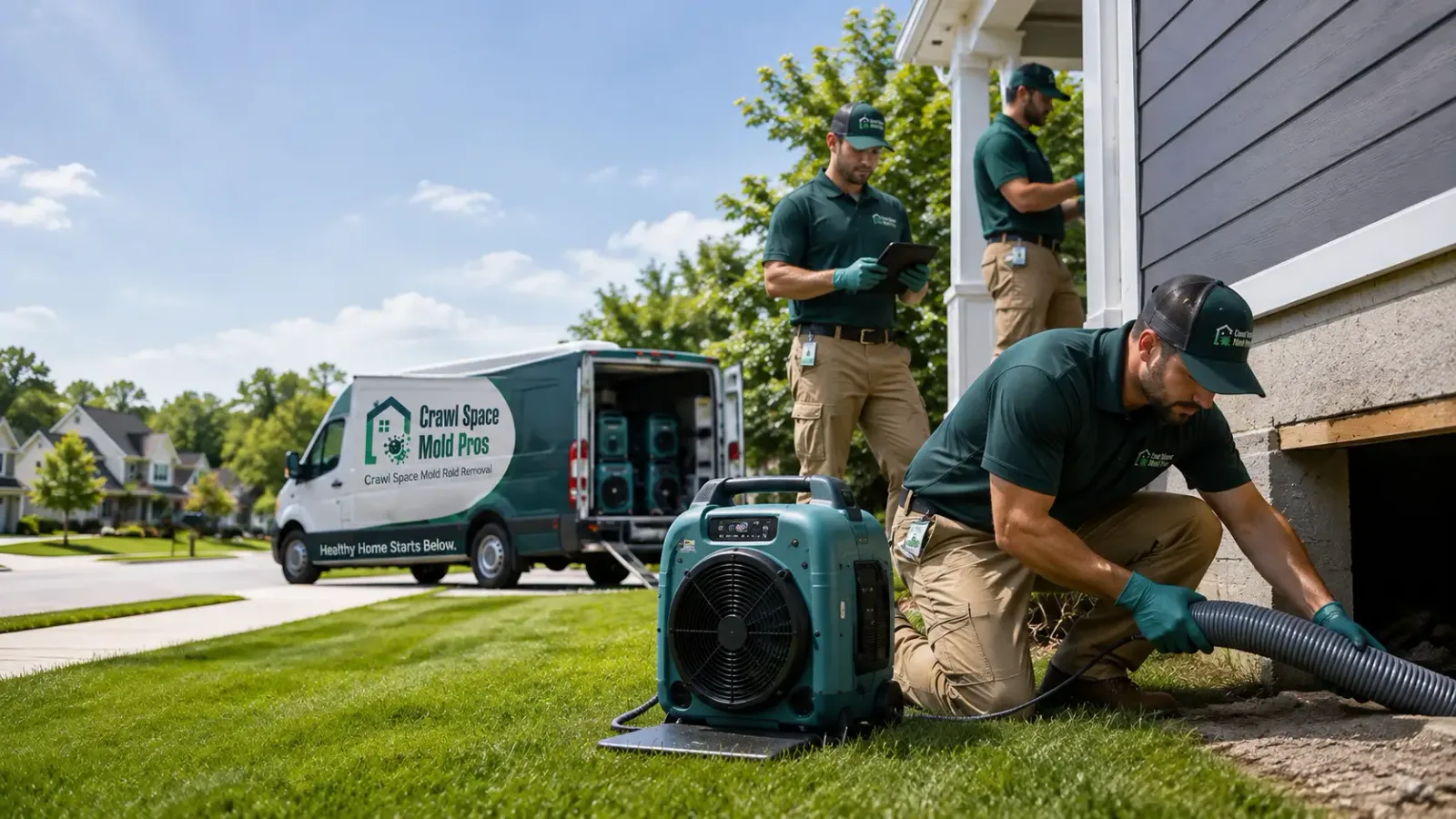 Crawl Space Mold Removal in Port Costa, CA